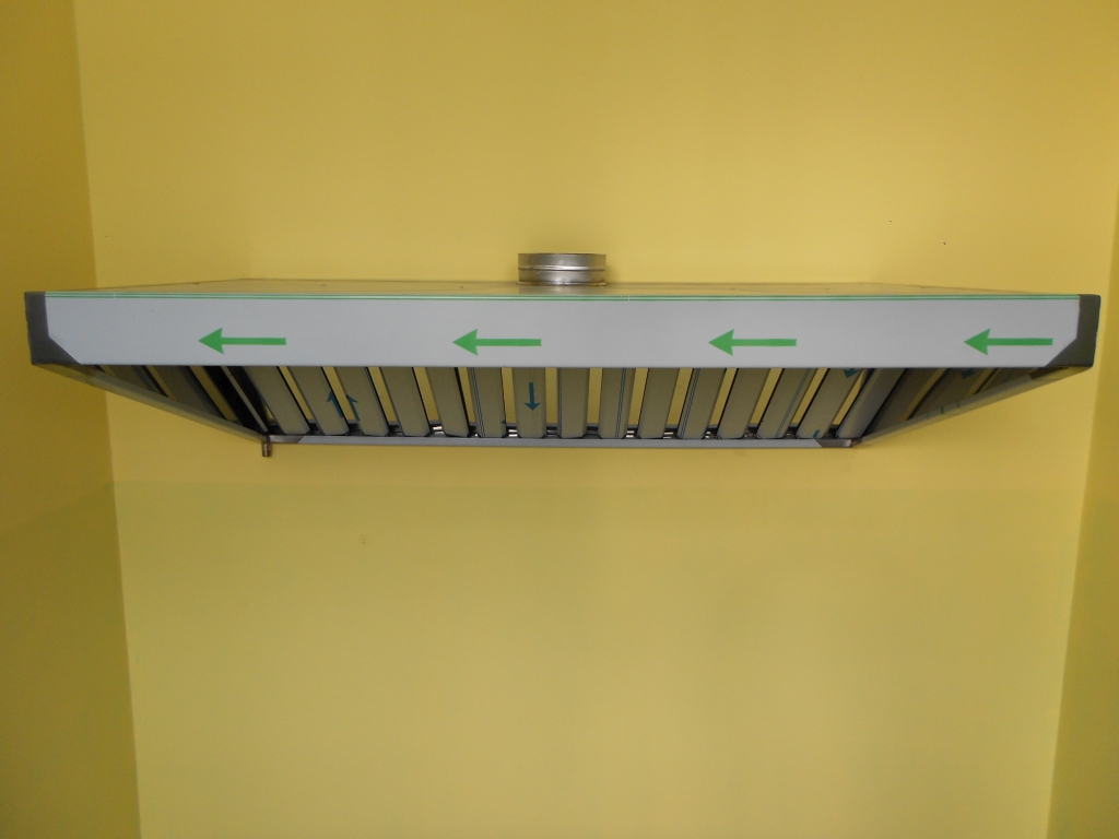 Gastro digestoř SH 260x70x40 + FILTRY