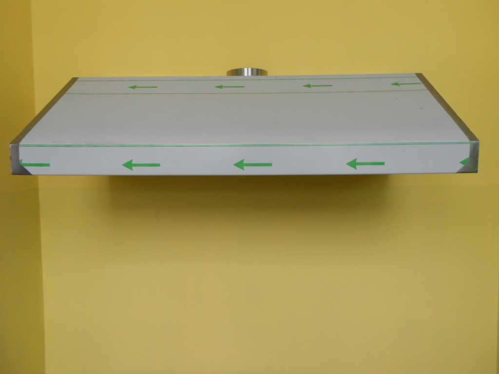 Gastro digestoř SD 130x70x40 + FILTRY