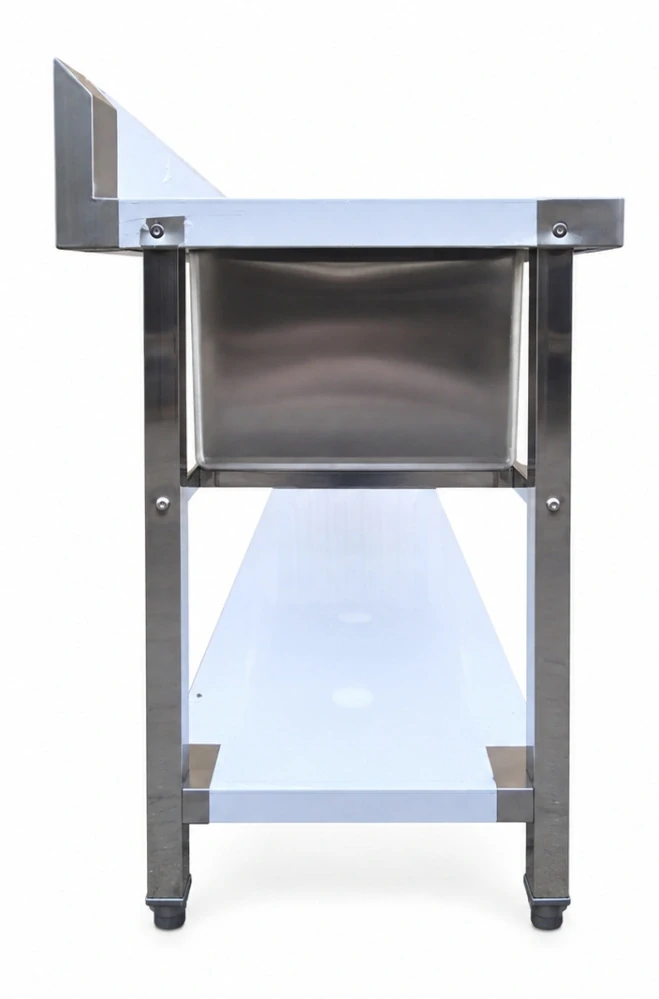 Gastro nerez trojdřez, 150x60x85, s policí, k sestavení