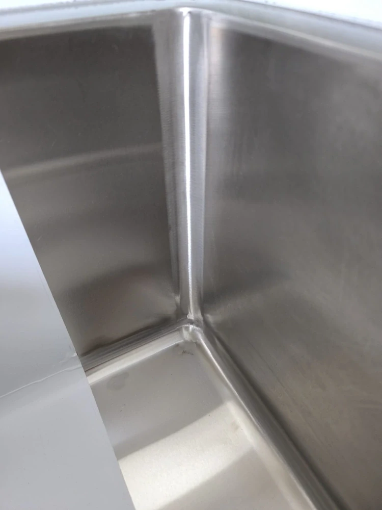 Gastro nerez dřez 1 komora, 60x60x85, s policí, k sestavení