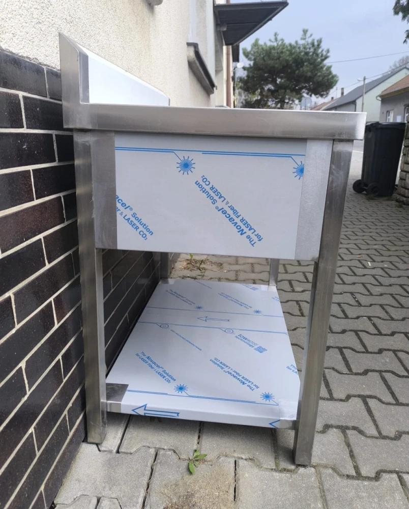  Gastro nerez dřez, 100x60x85 cm, s policí